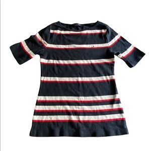 {TOMMY HILFIGER}Women's Cotton BLUE Striped shirt